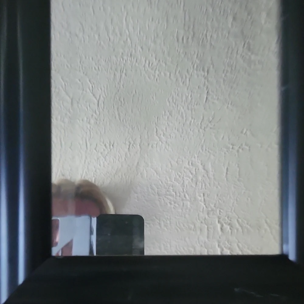 Sleek Black Wall Mirror
